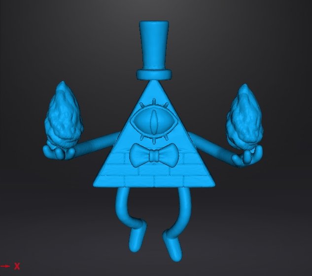 Bill Cipher from Gravity Falls by TotallyAddicted, Download free STL model