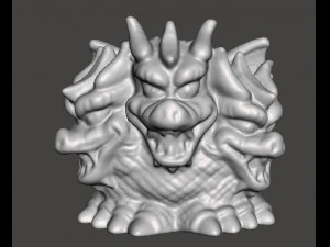 SD キングギドラ 1992 PVC ヴィンテージフィギュア 15 インチ スーパーデフォルメちび 3Dプリントモデル