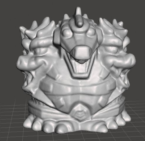 SD MECHA KING GHIDORAH 1992 PVC VINTAGE FIGURE 15 INCH CHIBI SUPER DEFORMED 3D 프린트 모델 .c4d .max .obj .3ds .fbx .stl .blend 