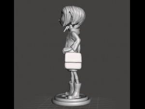 CORALINE FIGURE MODEL ART STATUE MOVIE INSPIRED CHARACTER Modelo de impresión 3D