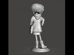 CORALINE FIGURE MODEL ART STATUE MOVIE INSPIRED CHARACTER 3D Print Model