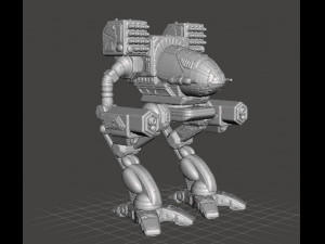 TIMBER WOLF MAD CAT MECH BATTLETECH MECHWARRIOR MINIATURE MODEL FOR GAMES 3D-Druckmodell