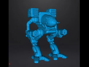 TIMBER WOLF MAD CAT MECH BATTLETECH MECHWARRIOR MINIATURE MODEL FOR GAMES 3D Print Model