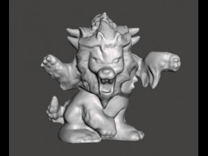 TARRASQUE PVC FIGURE MINIATURE MONSTER PLASTIC TOY 90s 3D-printmodel