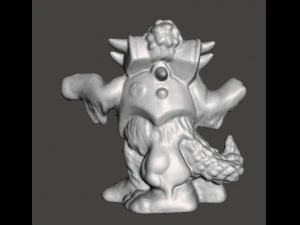 टैरास्क्यू पीवीसी फिगर मिनिएचर मॉन्स्टर प्लास्टिक खिलौना 90 के दशक 3D प्रिंट मॉडल