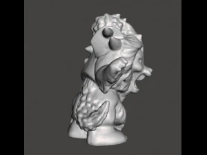 टैरास्क्यू पीवीसी फिगर मिनिएचर मॉन्स्टर प्लास्टिक खिलौना 90 के दशक 3D प्रिंट मॉडल