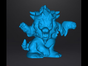 TARRASQUE PVC FIGURE MINIATURE MONSTER PLASTIC TOY 90s 3D प्रिंट मॉडल