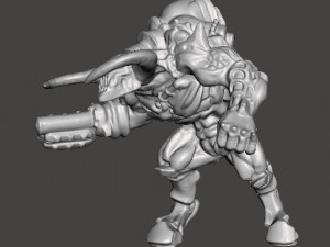 DOOM 3 CYBERDEMON MINIATURE FIGURE MODEL SCIFI GAMES RPG 3D Print Model