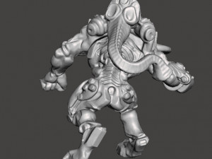 DOOM 3 CYBERDEMON MINIATURE FIGURE MODEL SCIFI GAMES RPG 3D Print Model