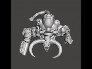 DOOM 3 CYBERDEMON MINIATURE FIGURE MODEL SCIFI GAMES RPG 3D Print Model