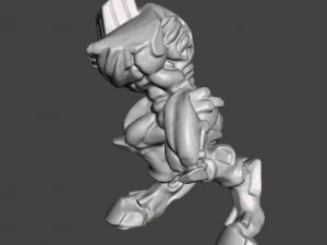 DOOM 3 CYBERDEMON FIGURA EN MINIATURA MODELO SCIFI JUEGOS Modelo de impresión 3D