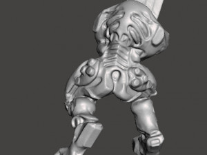DOOM 3 CYBERDEMON MINIATURE FIGURE MODEL SCIFI GAMES RPG 3D Print Model