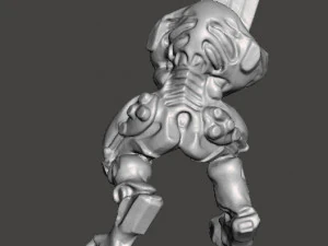 DOOM 3 CYBERDEMON FIGURA EN MINIATURA MODELO SCIFI JUEGOS Modelo de impresión 3D