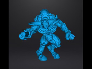 DOOM 3 CYBERDEMON MINIATURE FIGURE MODEL SCIFI GAMES RPG 3D Print Model