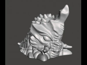 SD BATTRA LARVA 1992 PVC 빈티지 피규어 15인치 치비 슈퍼 변형됨 3D 프린트 모델