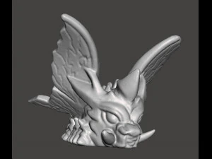 SD BATTRA MOTH 1992 ВИНТАЖНАЯ ФИГУРКА ПВХ 15 ДЮЙМОВ ЧИБИ СУПЕР ДЕФОРМИРОВАННАЯ 3D Принт Модель