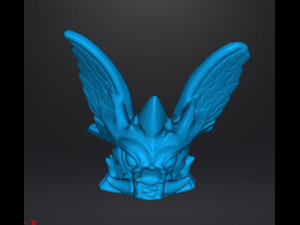 SD BATTRA MOTH 1992 PVC VINTAGE FIGURE 15 INCH CHIBI SUPER DEFORMED 3Dプリントモデル