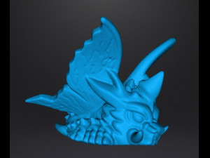 SD BATTRA MOTH 1992 PVC VINTAGE FIGURE 15 INCH CHIBI SUPER DEFORMED 3Dプリントモデル