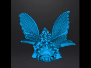 SD BATTRA MOTH 1992 ПВХ ВИНТАЖНА ФІГУРА 15 ДЮЙМОВ ЧІБІ СУПЕР ДЕФОРМОВАНА 3D Принт Модель