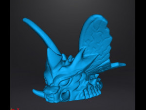 SD BATTRA MOTH 1992 PVC VINTAGE FIGURE 15 INCH CHIBI SUPER DEFORMED 3Dプリントモデル