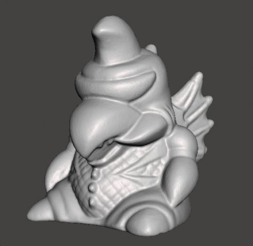 SD HEISEI GIGAN 1992 PVC VINTAGE FIGURE 15 INCH CHIBI SUPER DEFORMED 3D Print Model .c4d .max .obj .3ds .fbx .stl .blend 