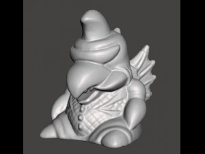 SD HEISEI GIGAN 1992 PVC VINTAGE FIGURE 15 INCH CHIBI SUPER DEFORMED 3D-printmodel