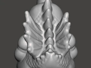 SD HEISEI GIGAN 1992 PVC VINTAGE FIGURE 15 INCH CHIBI SUPER DEFORMED 3D Print Model
