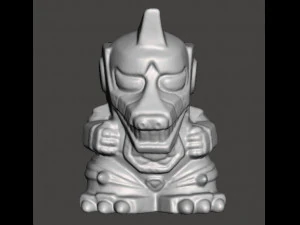 SD MECHAGODZILLA 74 ПВХ 1992 ВИНТАЖНА ФІГУРА ЧІБІ 15 ДЮЙМОВ СУПЕР ДЕФОРМОВАНА 3D Принт Модель