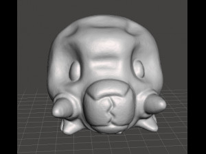 SD MOTHRA LARVA FORM 1992 PVC VINTAGE FIGURE 15 INCH CHIBI KAWAII SUPER DEFORMED 3D Print Model