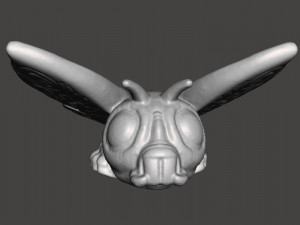 SD MOTHRA MOTH FORM 1992 PVC VINTAGE FIGURE 15 INCH CHIBI SUPER DEFORMED 3D Print Model