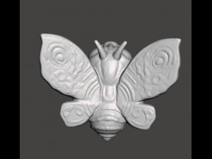SD MOTHRA MOTH FORM 1992 PVC VINTAGE FIGURE 15 INCH CHIBI SUPER DEFORMED 3D Print Model