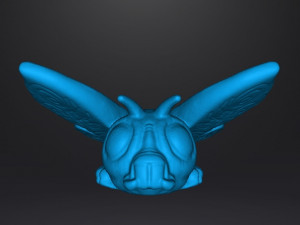 SD MOTHRA MOTH FORM 1992 PVC VINTAGE FIGURE 15 INCH CHIBI SUPER DEFORMED 3D Print Model