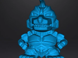 SD MECHAGODZILLA 2013 PVC VINTAGE 2 INCH FIGURE CHIBI SUPER DEFORMED 3D Print Model