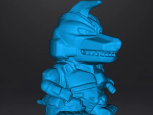 SD MECHAGODZILLA 2013 PVC VINTAGE 2 INCH FIGURE CHIBI SUPER DEFORMED 3D Print Model
