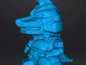 SD MECHAGODZILLA 2013 PVC VINTAGE 2 INCH FIGURE CHIBI SUPER DEFORMED 3D Print Model