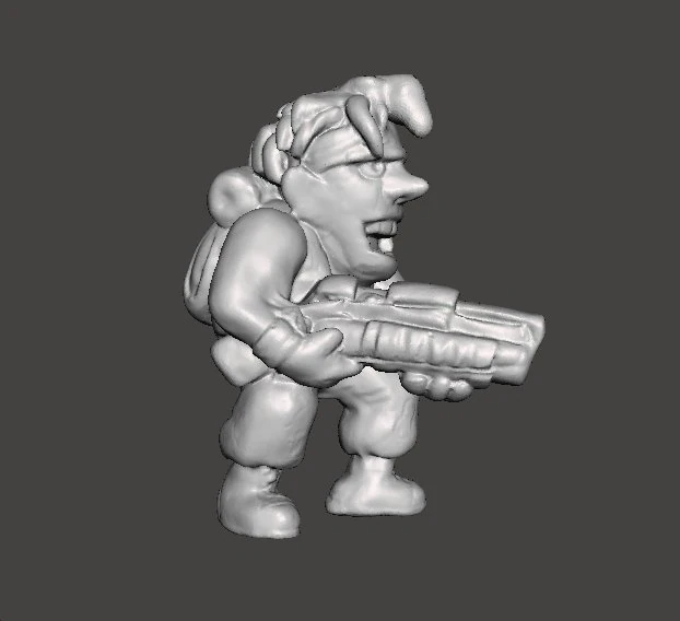 METAL SLUG MARCO ROSSI VINTAGE FIGURE MODEL STATUE TOY 3D Print Model .c4d .max .obj .3ds .fbx .stl .blend 