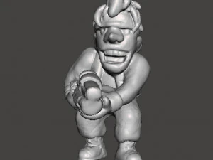 METAL SLUG MARCO ROSSI VINTAGE FIGURE MODEL STATUE TOY 3D Print Model