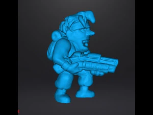 METAL SLUG MARCO ROSSI VINTAGE FIGURE MODEL STATUE TOY 3D Print Model