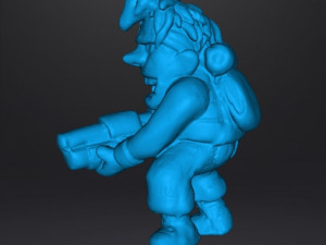 METAL SLUG MARCO ROSSI VINTAGE FIGURE MODEL STATUE TOY 3D Baskı Modeli