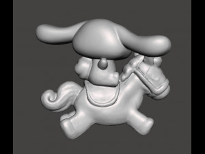 CINNAMOROLL ON UNICORN PVC FIGURE MODEL TOY GASHAPON 3D 打印模型