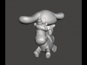 CINNAMOROLL ON UNICORN PVC FIGURE MODEL TOY GASHAPON 3D 打印模型