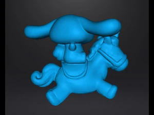 CINNAMOROLL ON UNICORN PVC FIGURE MODEL TOY GASHAPON 3D Print Model