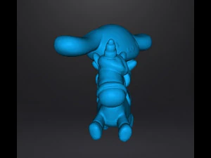 CINNAMOROLL ON UNICORN PVC FIGURE MODEL TOY GASHAPON 3D Print Model