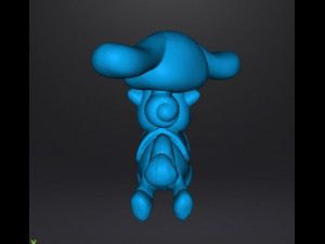 CINNAMOROLL ON UNICORN PVC FIGURE MODEL TOY GASHAPON 3D 打印模型
