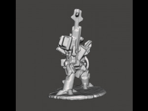 6MM SCALE HEAVY WALKER MECH MINIATURE MODEL FOR SCIFI GAMES 3D Print Model