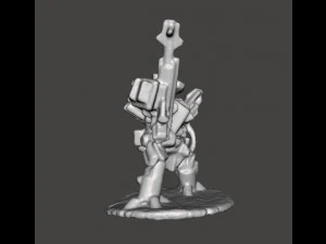 6MM SCALE HEAVY WALKER MECH MINIATURE MODEL FOR SCIFI GAMES 3D Print Model