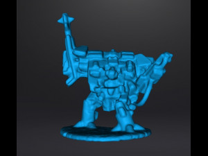 6MM SCALE HEAVY WALKER MECH MINIATURE MODEL FOR SCIFI GAMES 3D Print Model