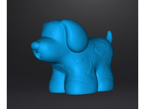 CUTE PUPPY TOY FOR KIDS PVC PLASTIC FIGURE MODEL KAWAII 3D Принт Модель