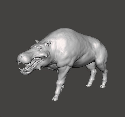 HELLPIG REALISTIC FIGURE MODEL ANIMAL CREATURE WILDLIFE RPG 3D प्रिंट मॉडल .c4d .max .obj .3ds .fbx .stl .blend 