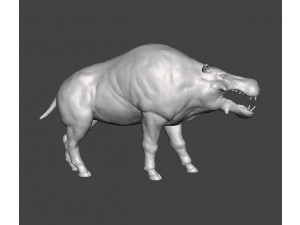 HELLPIG REALISTIC FIGURE MODEL ANIMAL CREATURE WILDLIFE RPG 3D प्रिंट मॉडल